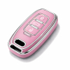 Etui TPU na kluczyk Audi – różowe | model 558