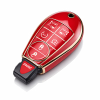 Etui TPU 367 - Chrysler / Dodge / Jeep - czerwone
