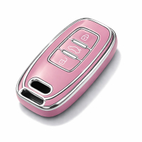 Etui TPU na kluczyk Audi – różowe | model 383