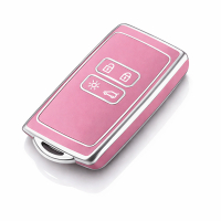 Etui TPU na kluczyk Renault - różowe | model 406