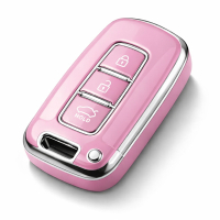 Etui TPU 409 - Hyundai / KIA - różowe