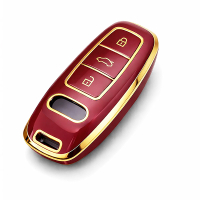Etui TPU na kluczyk Audi – czerwone | model 425