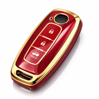 Etui TPU na kluczyk Nissan – czerwone | model 448