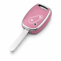 Etui TPU na kluczyk Honda – różowe | model 454