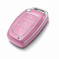 Etui TPU na kluczyk Hyundai – różowe | model 467