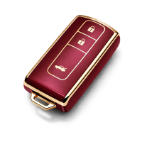 Etui TPU na kluczyk Toyota – czerwone | model 541