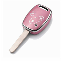 Etui TPU na kluczyk Honda – różowe | model 563