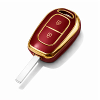 Etui TPU na kluczyk Renault - czerwone | model 566