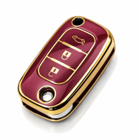 Etui TPU na kluczyk Renault - czerwone | model 568