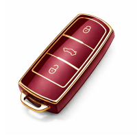 Etui TPU na kluczyk VW – czerwone | model 571