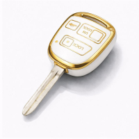 Etui TPU na kluczyk Toyota - białe | model 572