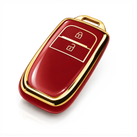 Etui TPU na kluczyk Toyota – czerwone | model 579