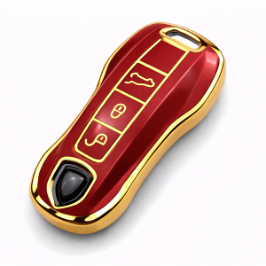 Etui TPU na kluczyk Tesla – czerwone | model 481