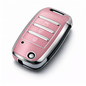 Etui TPU na kluczyk KIA – różowe | model 512