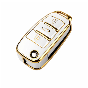 Etui na kluczyk Audi białe z TPU - model 068