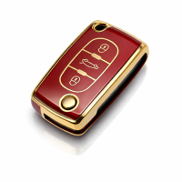 Etui TPU 178 - Citroen / Peugeot - czerwone