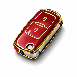 Etui TPU na kluczyk VW –  czerwone | model 005